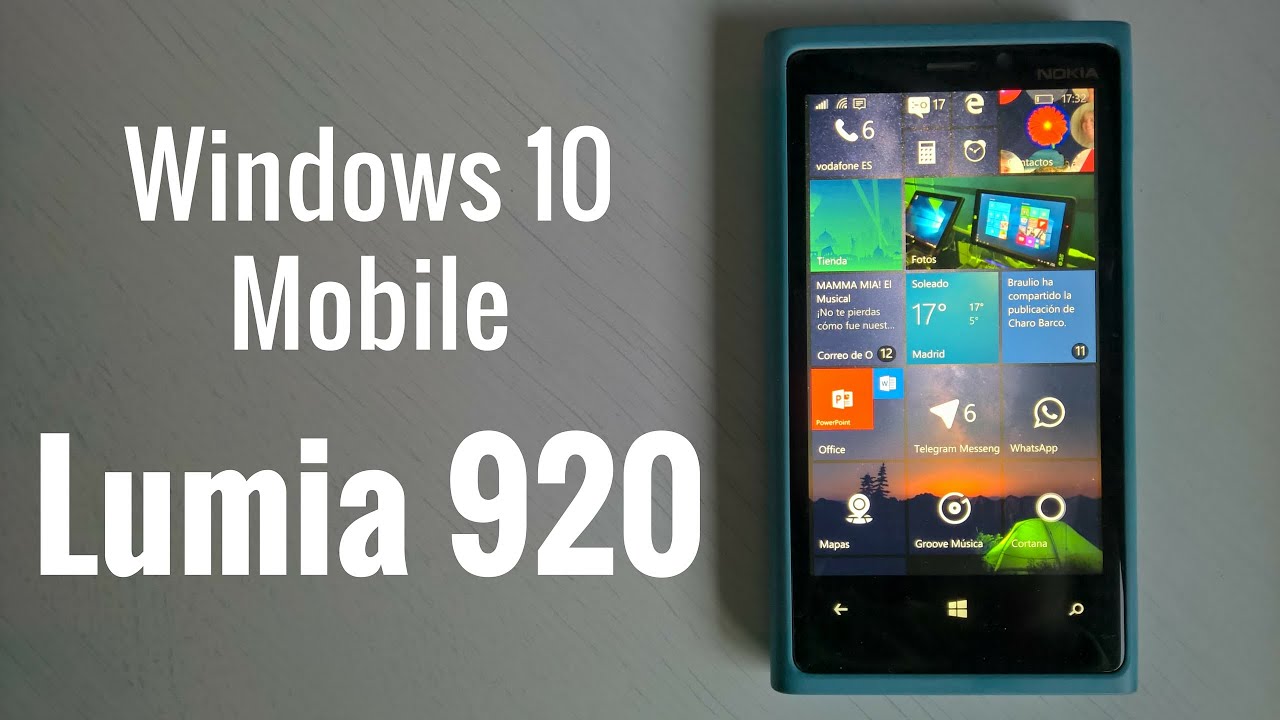 Lumia 920 Windows 10